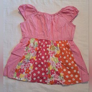 Gymboree girls size 9 Tea Time Afternoon cap sleeve top